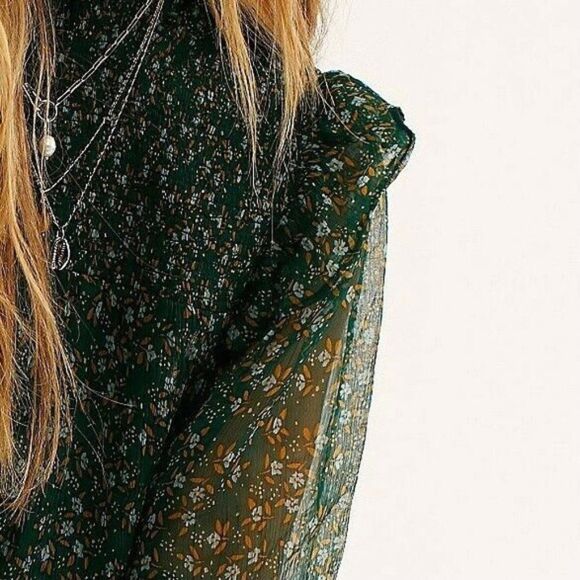 Free People Green Roma Top XS NWT - Picture 4 of 9